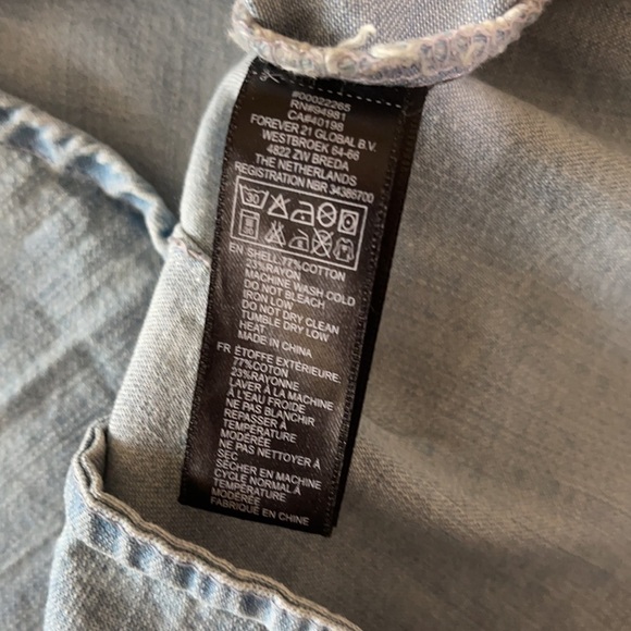 Life In Progress Anthropologie Chambray Shirt - Picture 7 of 7